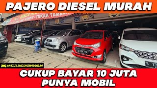 PAJERO DIESEL BEKAS CUKUP BAYAR 10 JUTA HARGA MOBIL SECOND DENGAN DP TERMURAH DAN BISA NEGO [upl. by Drarreg378]