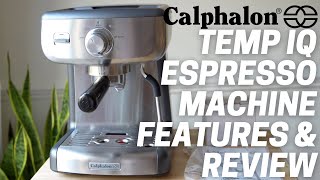 Calphalon Temp IQ Espresso Machine  How does it work [upl. by Thayer]