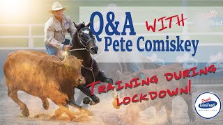 How to work your Campdraft horse during lockdowns with Pete Comiskey [upl. by Aicertal]