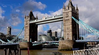 Opening Tower Bridge for a massive cruise ship [upl. by Pinelli964]