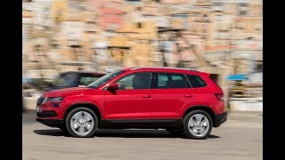 Skoda Karoq 15 TSI Erste Fahrt DE Pertyn gledzi [upl. by Fagin]