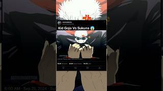 Kid Gojo Vs Sukuna  Jujutsu Kaisen  anime shorts [upl. by Arlyn]