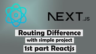 Reactjs React Router Dom  Reactjs Vs Nextjs Routing [upl. by Oshinski]