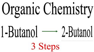 Organic chemistry tutor Organic chemistry Conversion  1Butanol to 2Butene Organic chemistry [upl. by Annas7]