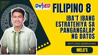 4 Ibat ibang Estratehiya sa Pangangalap ng Datos  Filipino 8  Ikatlong Markahan [upl. by Atreb]