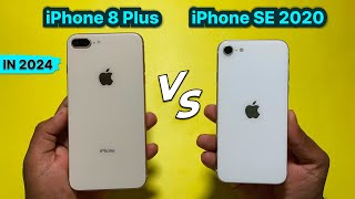 iPhone SE 2020 vs iPhone 8 Plus in 2024🔥  Detailed Comparison in Hindi⚡️ [upl. by Puff]