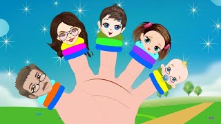 The Finger Family Song  Nursery Rhyme  Kids Best Song [upl. by Atalanti]