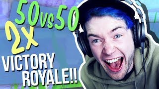 50 VS 50 in FORNITE BATTLE ROYALE supercrazy [upl. by Nyletac209]