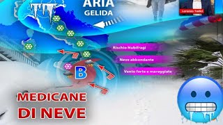 METEO ITALIA  Questa è la data confermata per il ritorno della neve e dellinverno in Italia [upl. by Aisha364]