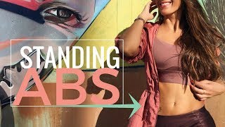 Flat Abs in 5 Minutes  Standing Abs Workout To Reduce Your Abdomen [upl. by Airednaxela]