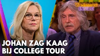 Johan zag Kaag bij College Tour Ze is bezig om via de achterdeur te verdwijnen  VANDAAG INSIDE [upl. by Lewis]