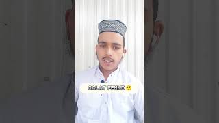 GALAT FEHMI 🤨islamicvideo viralshort galatfehmi yutubeshorts shortvideos song cover shorts [upl. by Donia]