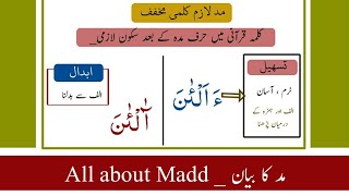 Tajweed Rules Madd Types of Madd A very Detailed Lecture on The Madd Rules [upl. by Parrott564]