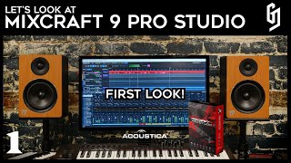 Lets Look at  Mixcraft 9 Pro Studio 1 [upl. by Nesyt921]