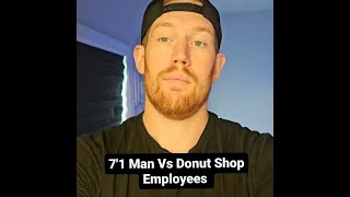 71 Man finally gets his favorite Donuts 7footer donut giant [upl. by Rosalia572]