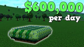 New 600Kday Bloxburg Berry Bush Farm [upl. by Eelram887]