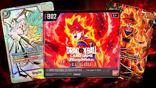 Unboxing my EPIC Dragon ball super fusion world blazing aura booster box [upl. by Kirkwood834]