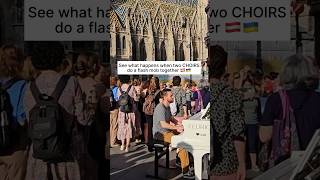 Amazing FLASH MOB With Two Choirs in Public [upl. by Alded]