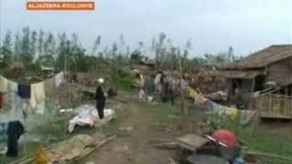 Cyclone aftermath in Myanmar  05 May 2008 [upl. by Lessirg]