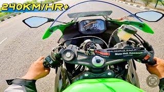 Insane Speed KAWASAKI ZX6R Top Speed Test [upl. by Buck351]