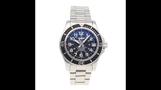 Breitling Superocean II Pre Owned Watch Ref A17312 [upl. by Ahtelat516]