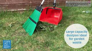 Long Handled Garden Dustpan Scoop and Brush [upl. by Darrel]