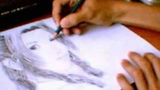 Art Freaks how to draw lessons Final Fantasy 7 AerithAeris [upl. by Dredi]