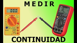 como medir continuidad con multimetro o tester [upl. by Truc51]