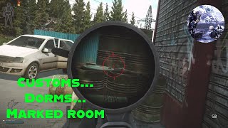 Customs… Dorms… Marked Room Escape From Tarkov 4k  Road to Lighthouse PVE Episode 198 [upl. by Verdha]