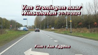 Van Groningen naar Winschoten 31 10 2024 [upl. by Elspet891]