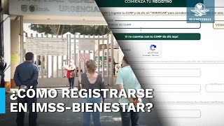 Abre registro IMSS Bienestar para personas sin seguridad social [upl. by Macomber596]