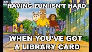 having fun isnt hard when youve got a library card [upl. by O'Connor]