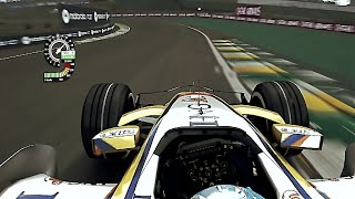 F1 2008 Fernando Alonso Brazilian GP Onboard  Assetto Corsa [upl. by Licha]