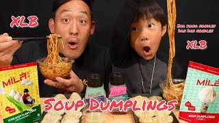 XLB Soup Dumpling Mukbang [upl. by Ahseenat]