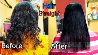 घर पर करें पार्लर जैसी हेयर स्ट्रेटनिंग  Hair Straight kaise kare  Ghr per Hair Straight kaise kre [upl. by Nnayllehs]