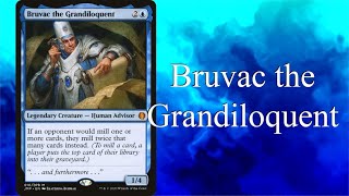 Lets Build a Bruvac the Grandiloquent Commander Deck [upl. by Hars]