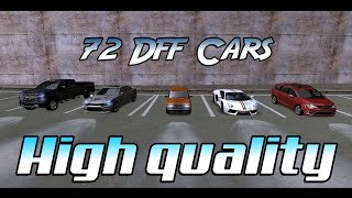 Pack 72 Autos DFF  GTA SA ANDROID amp PC [upl. by Christabel502]