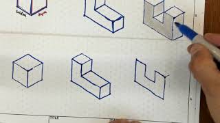 Isometric Drawing Intro [upl. by Sergei33]