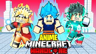 100 Players Simulate ANIME in Minecraft [upl. by Langille34]