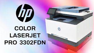 Présentation de limprimante HP Color LaserJet Pro 3302fdn [upl. by Orabelle]