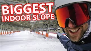 Biggest Indoor Snowboarding In Europe [upl. by Dielle]