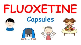 Fluoxetine capsules Prozac  Mechanism precautions  side effects amp uses [upl. by Tnert]