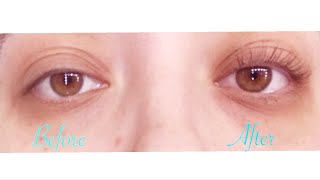 I gave myself a lash lift using a kit I got on Amazon  First Impression amp Review [upl. by Swart833]