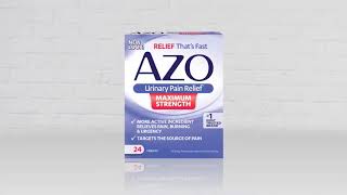 More about Azo Urinary Pain Relief Tablets [upl. by Lawan]