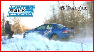 Winter Rally Aukštaitija 2024 I Close calls l Offs I [upl. by Niddala]