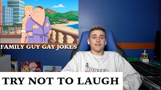 TRY NOT TO LAUGH OR SMILE  Family Guy roasting gays [upl. by Ablem]