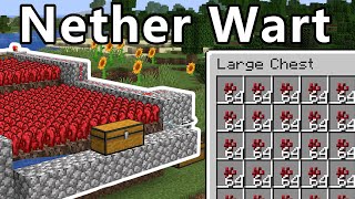 Nether Wart Farm  Minecraft 120 [upl. by Aicenav]