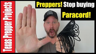 I hate paracord Buy this instead prepper camping diy evacuation [upl. by Garibold]