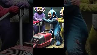 Horrifying AI Remake of Teletubbies shorts aivideo funnyshorts teletubbies ai aiart scary [upl. by Aihtnyc]