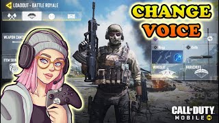 HOW TO CHANGE VOICE IN CALL OF DUTY MOBILE  FREE VOICE CHANGER WHILE PLAYING ONLINE GAMES [upl. by Thibaut]